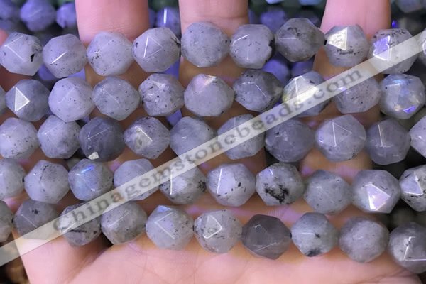 CNG8718 15.5 inches 12mm faceted nuggets labradorite gemstone beads