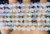 CNG8760 15.5 inches 8mm faceted nuggets opalite beads wholesale