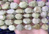 CNG8782 15 inches 12*16mm - 15*20mm faceted freeform turquoise beads