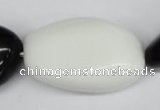 CNG88 15.5 inches 13*18mm - 25*35mm nuggets black & white agate beads