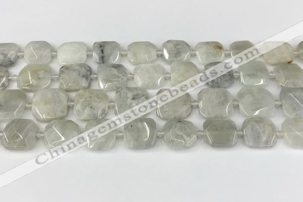 CNG8806 15.5 inches 16mm - 20mm faceted freeform moonstone beads