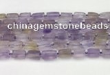 CNG8847 15.5 inches 8*12mm - 10*16mm nuggets matte ametrine beads