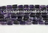 CNG8848 15.5 inches 8*12mm - 10*16mm nuggets matte amethyst beads