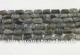 CNG8862 15.5 inches 8*12mm - 10*16mm nuggets matte labradorite beads