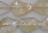 CNG889 15.5 inches 15*20mm – 20*30mm freeform citrine beads
