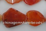 CNG892 15.5 inches 15*20mm – 20*30mm freeform red agate beads