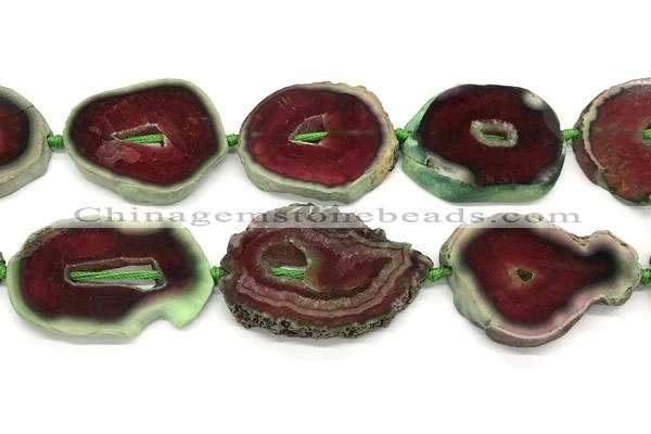 CNG8950 30*40mm - 40*50mm freeform druzy agate beads