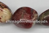 CNG90 15.5 inches 10*18mm - 20*35mm nuggets jasper gemstone beads