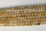 CNG9053 15.5 inches 6mm faceted nuggets citrine gemstone beads