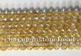 CNG9054 15.5 inches 8mm faceted nuggets citrine gemstone beads