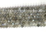 CNG9055 15.5 inches 6mm faceted nuggets labradorite gemstone beads