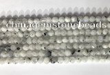 CNG9064 15.5 inches 6mm faceted nuggets white moonstone gemstone beads