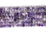 CNG9075 15.5 inches 6mm faceted nuggets dogtooth amethyst gemstone beads