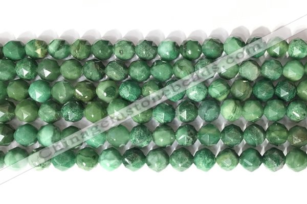 CNG9098 15.5 inches 8mm faceted nuggets African jade beads