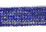 CNG9099 15.5 inches 6mm faceted nuggets lapis lazuli beads