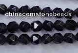 CNG926 15 inches 8mm faceted nuggets amethyst gemstone beads