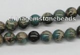 CNI03 16 inches 8mm round natural imperial jasper beads wholesale