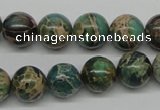 CNI05 16 inches 12mm round natural imperial jasper beads wholesale