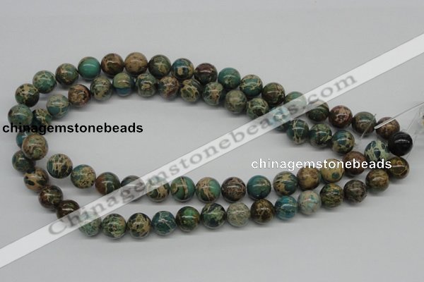 CNI05 16 inches 12mm round natural imperial jasper beads wholesale