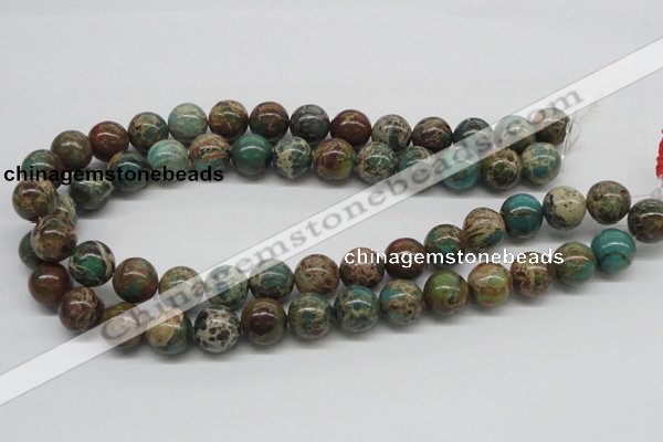 CNI06 16 inches 14mm round natural imperial jasper beads wholesale