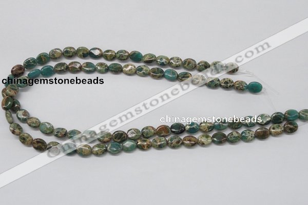 CNI10 16 inches 8*10mm oval natural imperial jasper beads wholesale