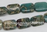 CNI15 16 inches 12*16mm rectangle natural imperial jasper beads wholesale