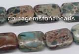 CNI16 16 inches 13*18mm rectangle natural imperial jasper beads wholesale