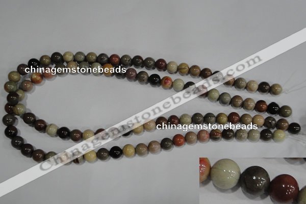 CNI202 15.5 inches 8mm round imperial jasper beads wholesale