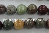 CNI304 15.5 inches 12mm round imperial jasper beads wholesale