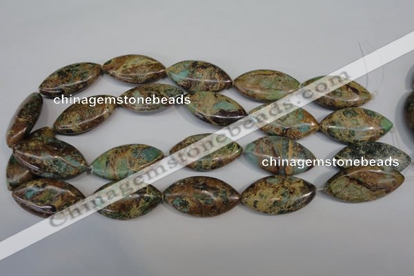 CNI35 15.5 inches 20*38mm marquise natural imperial jasper beads