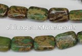 CNI40 15.5 inches 10*14mm rectangle natural imperial jasper beads