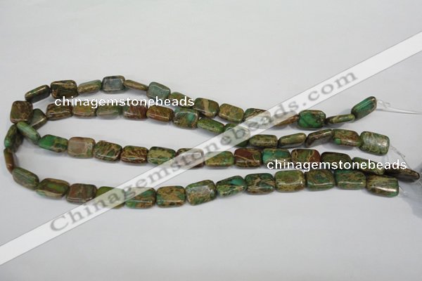 CNI40 15.5 inches 10*14mm rectangle natural imperial jasper beads