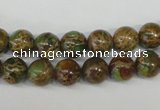 CNI50 15.5 inches 8mm round natural imperial jasper beads
