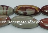 CNJ06 15.5 inches 15*30mm oval natural noreena jasper beads