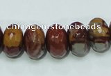CNJ24 15.5 inches 10*16mm faceted rondelle natural noreena jasper beads