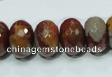 CNJ25 15.5 inches 12*18mm faceted rondelle natural noreena jasper beads