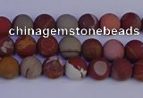 CNJ300 15.5 inches 4mm round matte noreena jasper beads wholesale