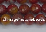 CNJ311 15.5 inches 10mm faceted round noreena jasper beads