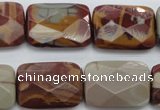 CNJ55 15.5 inches 18*25mm faceted rectangle noreena jasper beads