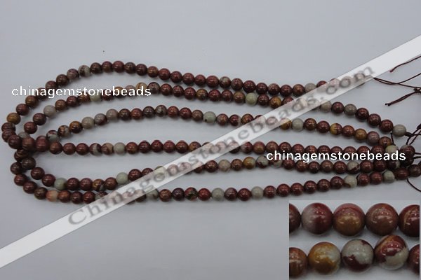 CNJ66 15.5 inches 6mm round noreena jasper beads wholesale