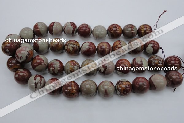 CNJ73 15.5 inches 20mm round noreena jasper beads wholesale