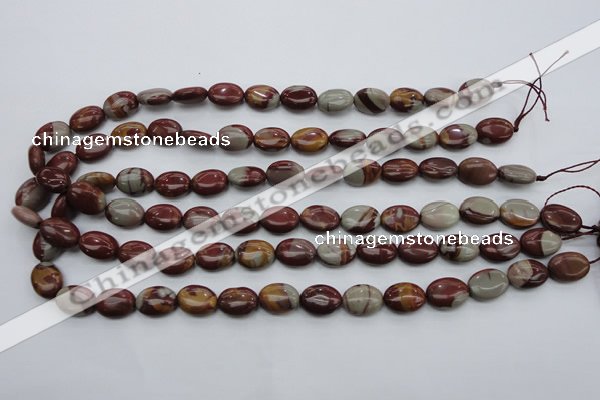 CNJ75 15.5 inches 10*14mm oval noreena jasper beads wholesale