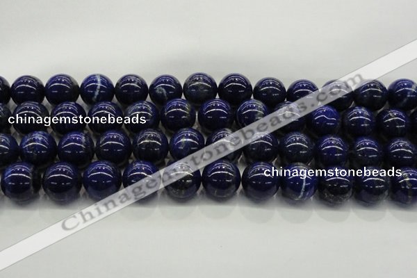 CNL1005 15.5 inches 14mm round B grade natural lapis lazuli beads