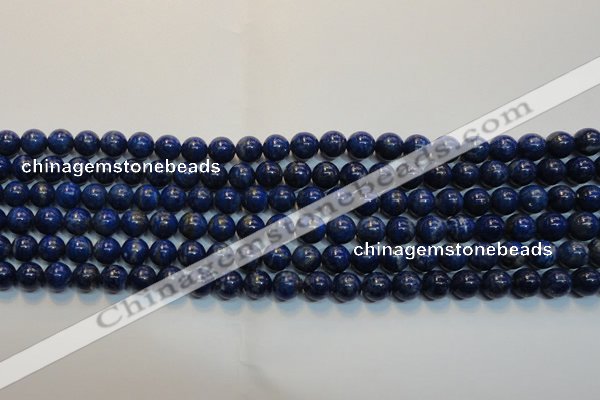 CNL1050 15.5 inches 7.5mm - 8mm round B grade natural lapis lazuli beads