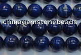 CNL1051 15.5 inches 7.5mm - 8mm round B+ grade natural lapis lazuli beads