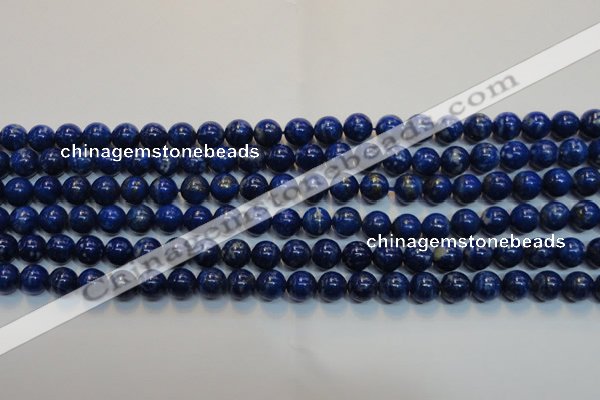 CNL1051 15.5 inches 7.5mm - 8mm round B+ grade natural lapis lazuli beads