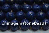 CNL1052 15.5 inches 7.5mm - 8mm round AB grade natural lapis lazuli beads