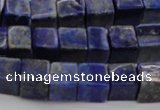 CNL1100 15.5 inches 6*6mm cube lapis lazuli gemstone beads