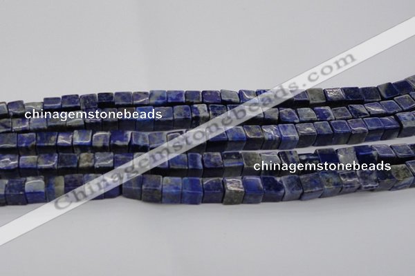 CNL1100 15.5 inches 6*6mm cube lapis lazuli gemstone beads