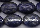 CNL1121 15.5 inches 15*20mm oval lapis lazuli gemstone beads